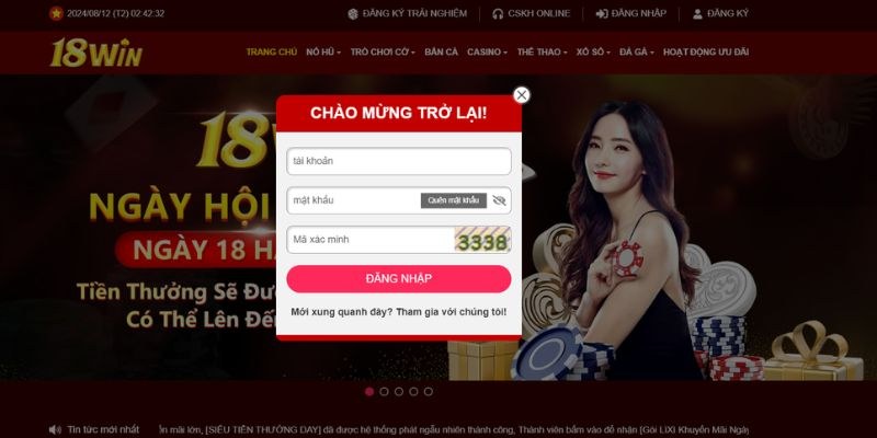 Một số điểm lưu ý quan trong khi đăng nhập 18Win Một số điểm lưu ý quan trong khi đăng nhập 18Win